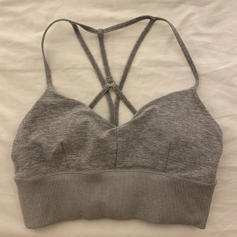 Alo Yoga Sports bra - Alosoft Lavish Bra - Zinc Heather